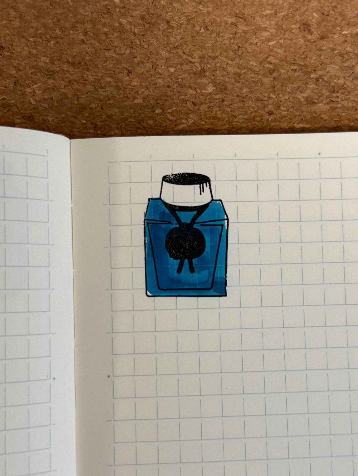 Swatch Stamp - Jacques Herbin Bottle